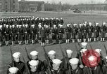 Standbild US Navy Segler bohren während Ersten Weltkrieg Ausbildung Great Lakes Illinois USA, 1917, aus Sekunde 49 historischem Filmmaterial Videoclip 65675077388