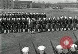 Standbild US Navy Segler bohren während Ersten Weltkrieg Ausbildung Great Lakes Illinois USA, 1917, aus Sekunde 50 historischem Filmmaterial Videoclip 65675077388