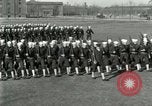 Standbild US Navy Segler bohren während Ersten Weltkrieg Ausbildung Great Lakes Illinois USA, 1917, aus Sekunde 53 historischem Filmmaterial Videoclip 65675077388