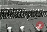 Standbild US Navy Segler bohren während Ersten Weltkrieg Ausbildung Great Lakes Illinois USA, 1917, aus Sekunde 60 historischem Filmmaterial Videoclip 65675077388