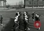 Image of US Navy drills and training on parade field Great Lakes Illinois USA, 1917, second 24 stock footage video 65675077389