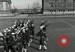 Image of US Navy drills and training on parade field Great Lakes Illinois USA, 1917, second 25 stock footage video 65675077389