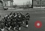 Image of US Navy drills and training on parade field Great Lakes Illinois USA, 1917, second 27 stock footage video 65675077389