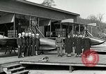 Image of US Navy seaplane aircraft training World War I Great Lakes Illinois USA, 1917, second 16 stock footage video 65675077395
