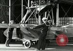 Image of US Navy seaplane aircraft training World War I Great Lakes Illinois USA, 1917, second 25 stock footage video 65675077395
