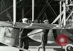 Image of US Navy seaplane aircraft training World War I Great Lakes Illinois USA, 1917, second 28 stock footage video 65675077395