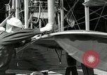 Image of US Navy seaplane aircraft training World War I Great Lakes Illinois USA, 1917, second 30 stock footage video 65675077395