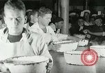 Image of kitchen operation at Naval Station Great Lakes Great Lakes Illinois USA, 1917, second 43 stock footage video 65675077399