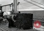 Image of Icebreaker, USS Burton Island (AGB-1) Pacific Ocean, 1952, second 38 stock footage video 65675077432