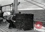 Image of Icebreaker, USS Burton Island (AGB-1) Pacific Ocean, 1952, second 39 stock footage video 65675077432