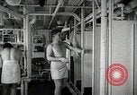 Image de santé et de bien-être à bord de brise-glace le USS Burton Island Gulf of Alaska USA, 1952, de la seconde 34 séquences d'archives historiques vidéo 65675077434