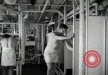 Image de santé et de bien-être à bord de brise-glace le USS Burton Island Gulf of Alaska USA, 1952, de la seconde 35 séquences d'archives historiques vidéo 65675077434