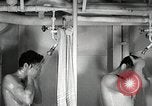 Image de santé et de bien-être à bord de brise-glace le USS Burton Island Gulf of Alaska USA, 1952, de la seconde 38 séquences d'archives historiques vidéo 65675077434