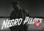 Image Pilotes d'aviateurs afro-américains Tuskegee Tuskegee Alabama USA, 1942, de la seconde 20 séquences d'archives historiques vidéo 65675077452