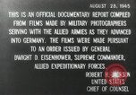 Image Carte de l'Europe United States USA, 1946, de la seconde 41 séquences d'archives historiques vidéo 65675077467