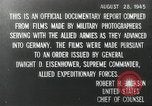 Image Carte de l'Europe United States USA, 1946, de la seconde 53 séquences d'archives historiques vidéo 65675077467