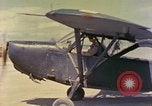 Image of L-5 aircraft Okinawa Ryukyu Islands, 1945, second 14 stock footage video 65675077472