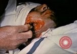 Image of wounded Marine Iwo Jima, 1945, second 33 stock footage video 65675077473