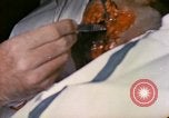 Image of wounded Marine Iwo Jima, 1945, second 43 stock footage video 65675077473