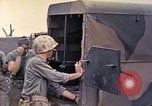 Image of wounded Marine Iwo Jima, 1945, second 34 stock footage video 65675077474