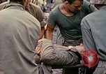 Image of wounded Marine Iwo Jima, 1945, second 39 stock footage video 65675077474