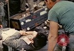 Image of wounded Marine Iwo Jima, 1945, second 45 stock footage video 65675077474