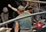 Image of wounded Marine Iwo Jima, 1945, second 47 stock footage video 65675077474