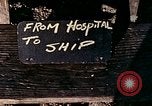 Image of Okinawa wounded evacuated Okinawa Ryukyu Islands, 1945, second 5 stock footage video 65675077506