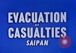 Image of wounded Marines Saipan Northern Mariana Islands, 1944, second 33 stock footage video 65675077536