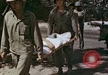 Image of wounded Marines Saipan Northern Mariana Islands, 1945, second 62 stock footage video 65675077539