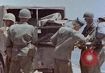 Image of wounded Marines Saipan Northern Mariana Islands, 1945, second 41 stock footage video 65675077540
