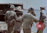 Image of wounded Marines Saipan Northern Mariana Islands, 1945, second 43 stock footage video 65675077540