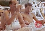 Image of wounded Marines Pacific Ocean, 1945, second 53 stock footage video 65675077542