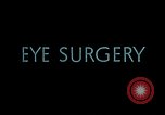 Image of eye surgery United States USA, 1945, second 7 stock footage video 65675077558