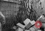 Image of food crates Solomon Islands, 1945, second 19 stock footage video 65675077702