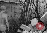 Image of food crates Solomon Islands, 1945, second 22 stock footage video 65675077702