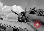 Image of P-40 aircraft Solomon Islands, 1945, second 54 stock footage video 65675077703