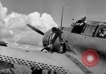 Image of P-40 aircraft Solomon Islands, 1945, second 57 stock footage video 65675077703