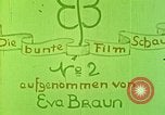 Standbild Eva Braun Schliersee Deutschland, 1940, aus Sekunde 4 historischem Filmmaterial Videoclip 65675077729