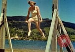 Standbild Eva Braun Schliersee Deutschland, 1940, aus Sekunde 18 historischem Filmmaterial Videoclip 65675077729