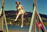 Standbild Eva Braun Schliersee Deutschland, 1940, aus Sekunde 20 historischem Filmmaterial Videoclip 65675077729