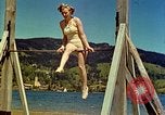 Standbild Eva Braun Schliersee Deutschland, 1940, aus Sekunde 21 historischem Filmmaterial Videoclip 65675077729