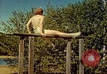 Standbild Eva Braun Schliersee Deutschland, 1940, aus Sekunde 55 historischem Filmmaterial Videoclip 65675077729