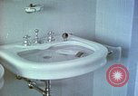 Image of bird in bathroom Berchtesgaden Germany, 1940, second 21 stock footage video 65675077773