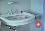 Image of bird in bathroom Berchtesgaden Germany, 1940, second 22 stock footage video 65675077773
