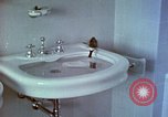 Image of bird in bathroom Berchtesgaden Germany, 1940, second 29 stock footage video 65675077773