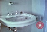 Image of bird in bathroom Berchtesgaden Germany, 1940, second 31 stock footage video 65675077773