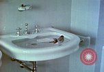 Image of bird in bathroom Berchtesgaden Germany, 1940, second 34 stock footage video 65675077773