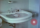 Image of bird in bathroom Berchtesgaden Germany, 1940, second 36 stock footage video 65675077773