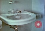 Image of bird in bathroom Berchtesgaden Germany, 1940, second 39 stock footage video 65675077773